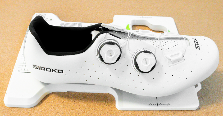 Cleat 2 Ausrichtung eines Cleats unter einem Rennradschuh