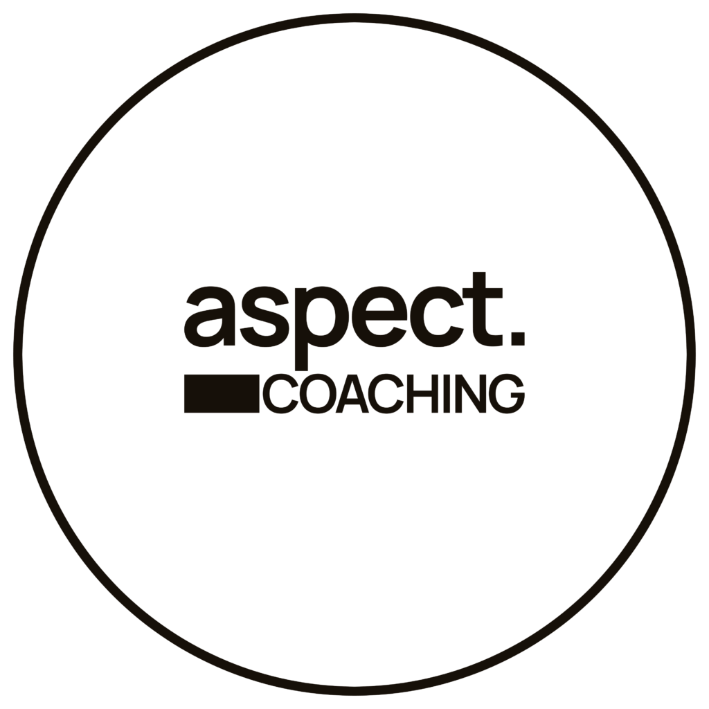 aspect_coaching_logo_black_circle Aspect Coaching Logo im Kreis